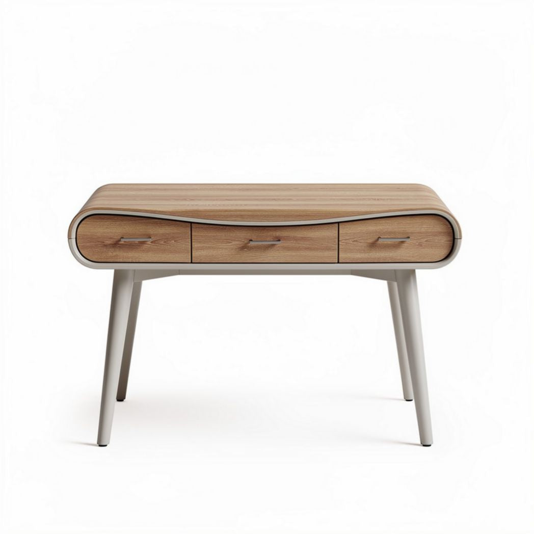 Table de bureau en bois avec trois tiroirs dimensions 100 x 50 x 75cm